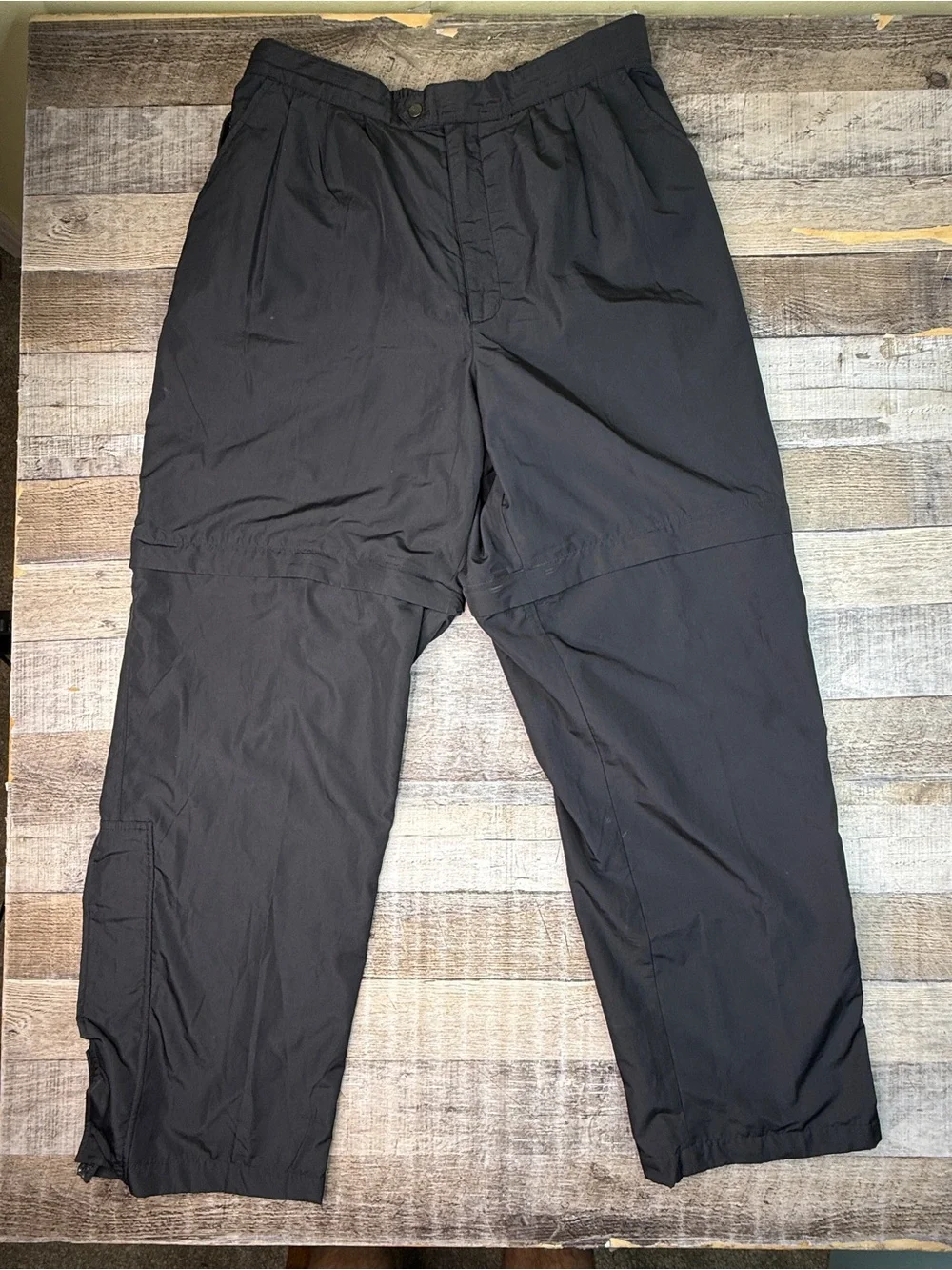 Men's Black Footjoy Rain Golf Pants Large Dryjoys